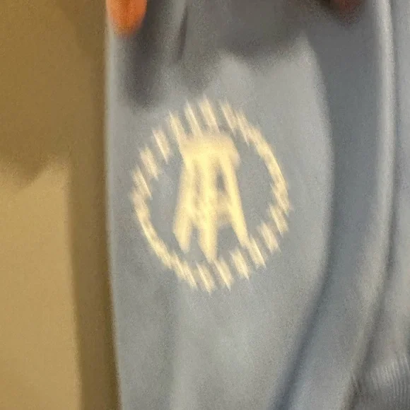 Barstool Sports Call Her Daddy Unwell Cropped Hoodie Size S Light Blue - Picture 4 of 8